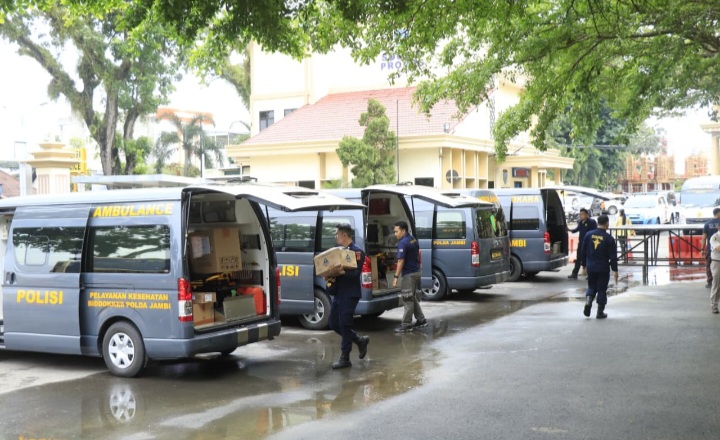 Polda Jambi Terjunkan Tim Biddokkes Bantu Penanganan Bencana Aceh