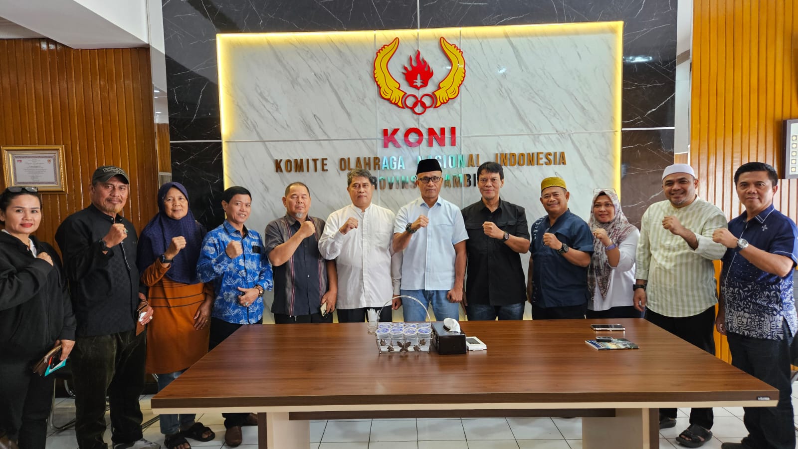Ketum KONI Jambi terima audiensi Pengprov Forki Jambi