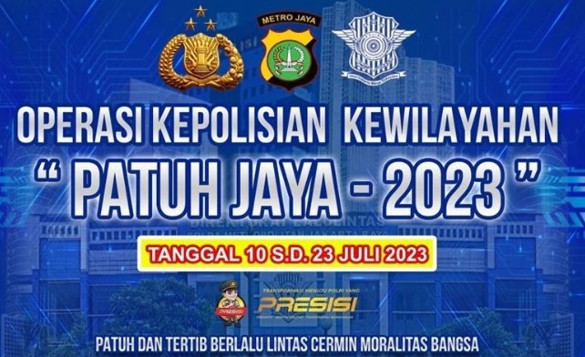 Gelar Operasi Patuh Jaya 2023, Ribuan Personel Diturunkan