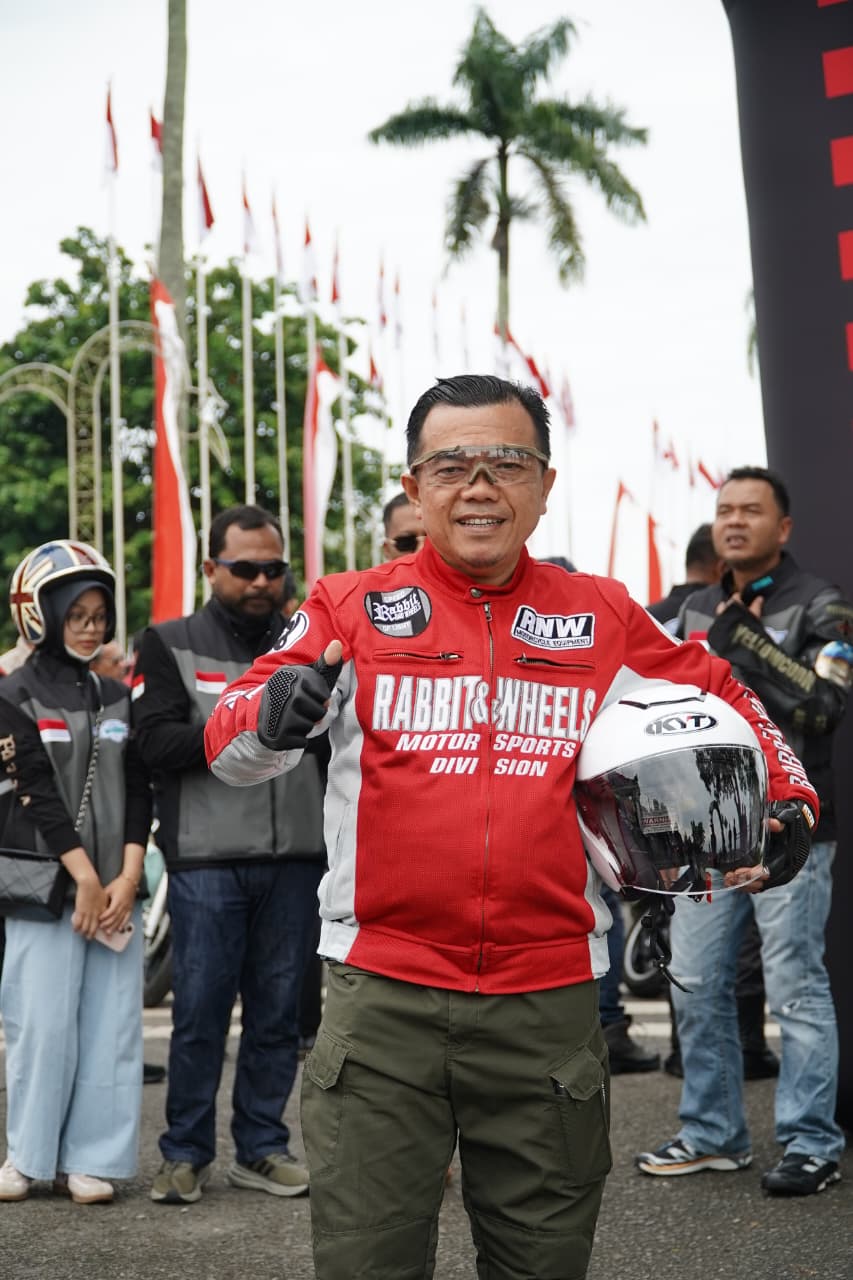 Sunmori Merdeka, Gubernur Al Haris Riding Bersama Forkopimda dan Komunitas Bikers Jambi