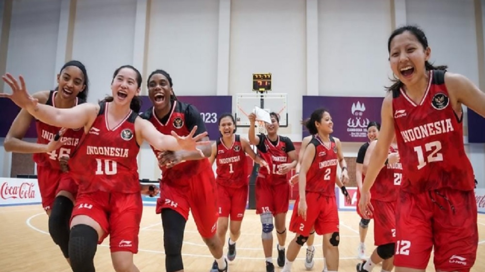 Pertama Kalinya!! Timnas Basket Putri Sumbang Emas untuk Indonesia