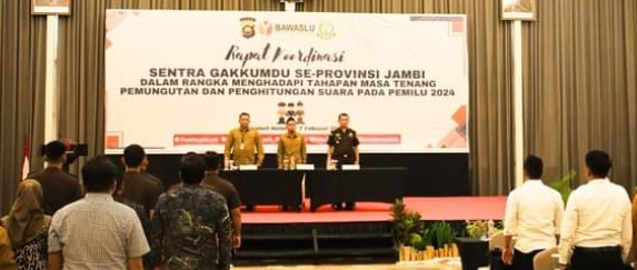 Bawaslu Jambi Lakukan Persiapan Menghadapi Masa Tenang Jelang Pemilu 2024