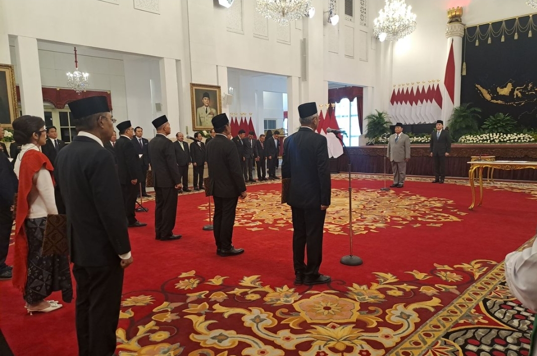 Sjafrie Sjamsoeddin Dilantik sebagai Ketua Dewan Pertahanan Nasional oleh Presiden Prabowo