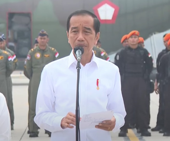 Presiden Jokowi Melepas Bantuan Kemanusiaan untuk Palestina sebagai Wujud Solidaritas Indonesia