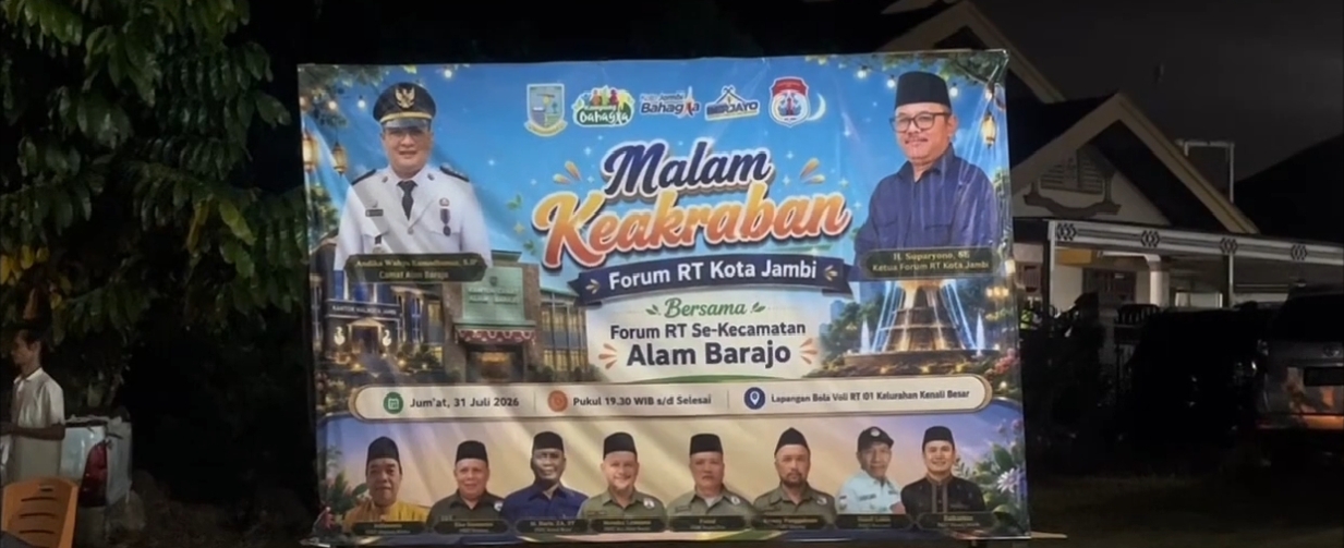 Alam Barajo Gelar Malam Keakraban Forum RT Perdana 