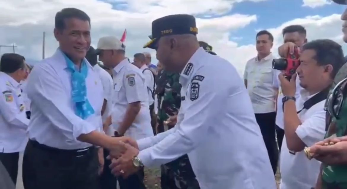 Bupati Tebo Hadiri Gerakan Tanam Padi Bersama Menteri Pertanian Ri