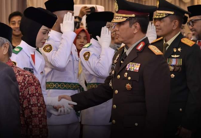 Kapolda Jambi Hadiri Pengukuhan Paskibraka di Tingkat Provinsi