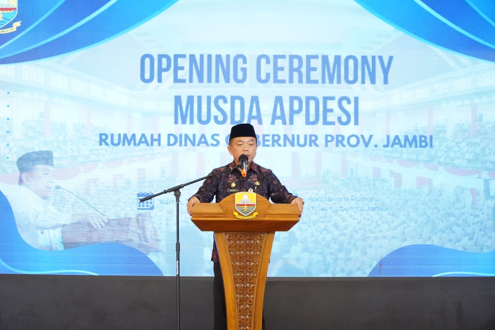 Gubernur Al Haris Buka Musda APDESI Provinsi Jambi 2025