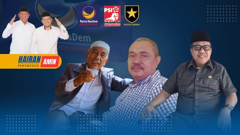 Didukung Tiga Mantan ASN, Kekuatan Paslon Hairan-Amin Semakin Tak Terbendung