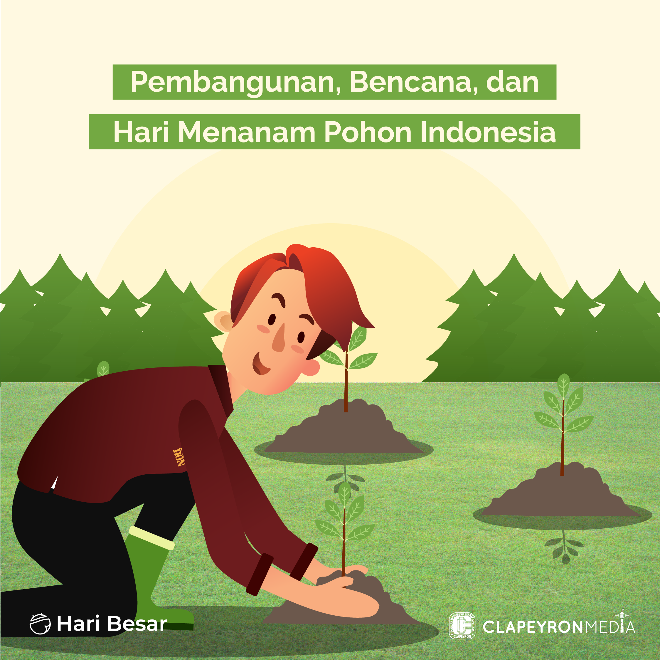 Program Penanaman Pohon untuk Mencegah Erosi dan Longsor