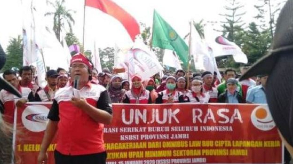 Konfederasi Serikat Buruh Seluruh Indonesia Jambi Gelar Perayaan Hari Buruh 2024