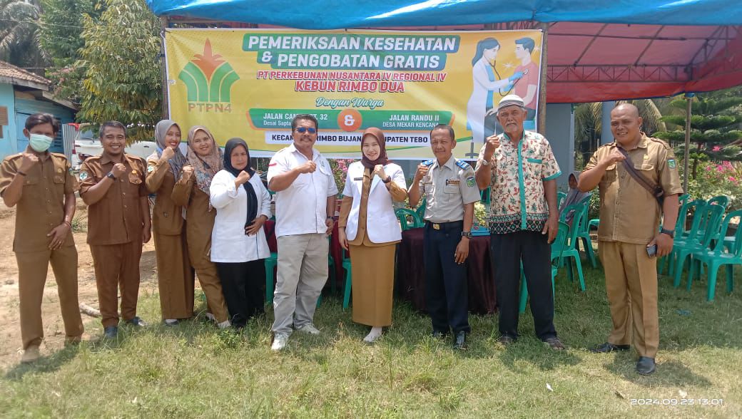 PTPN IV Regional 4 Kebun Rimdu Berikan Pengobatan Gratis  