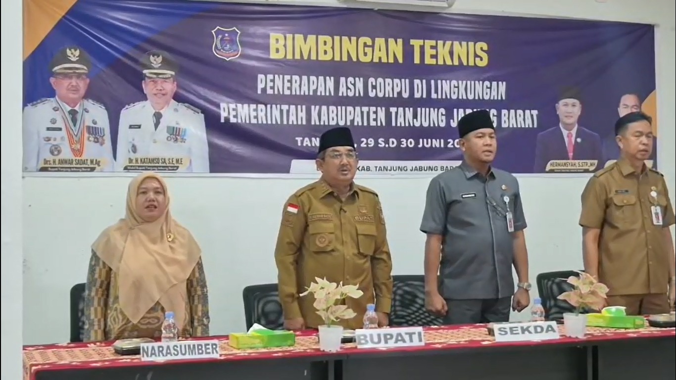 Bupati Tanjab Barat Tekankan Kompetensi dan Integritas ASN melalui Program Corporate University