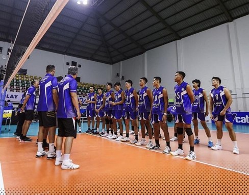 Selamat! Timnas Voli Putra Indonesia vs Filipina di SEA V League 2023 Menang 3-0