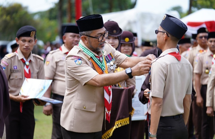 Sekda Sudirman Tekankan Peran Strategis Pramuka dalam Pembentukan Karakter Pemuda
