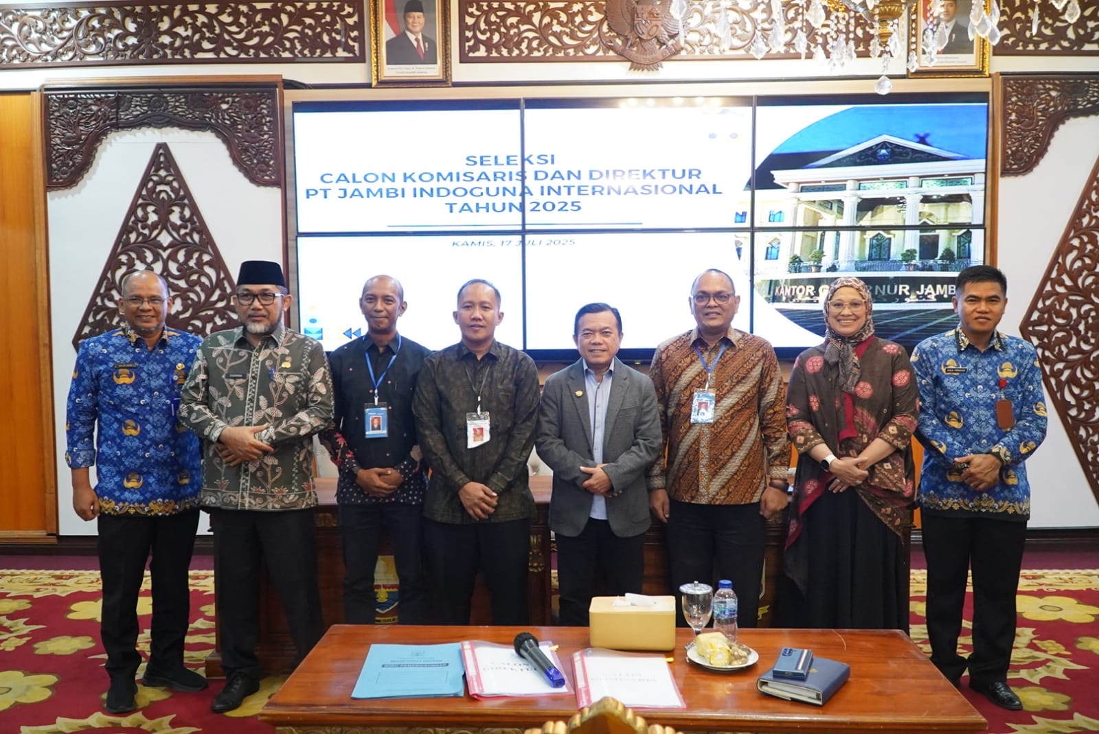 GUBERNUR AL HARIS LAKUKAN WAWANCARA CALON KOMISARIS DAN DIREKTUR PT. JII