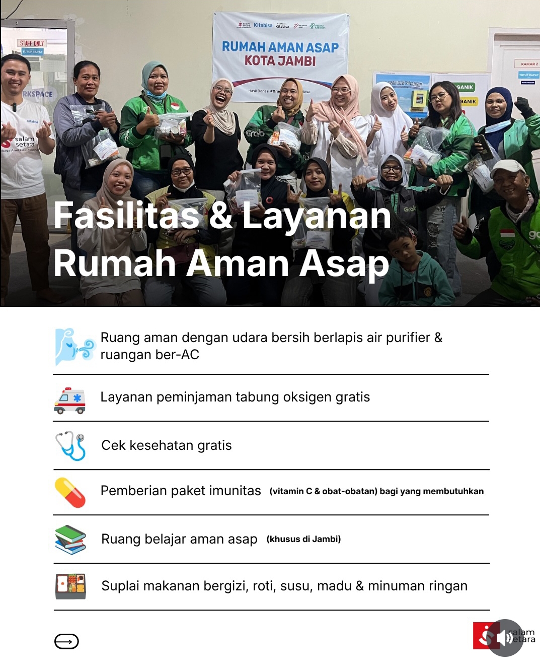 Bantu Penyintas Karhutla, Fasilitas 'Rumah Aman Asap' Kini Hadir di Jambi dan Palembang