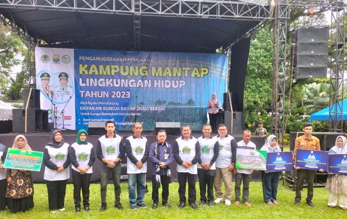 Sukses Laksanakan Lomba Kampung Mantap Lingkungan Hidup Tahun 2023 di Kabupaten Bungo