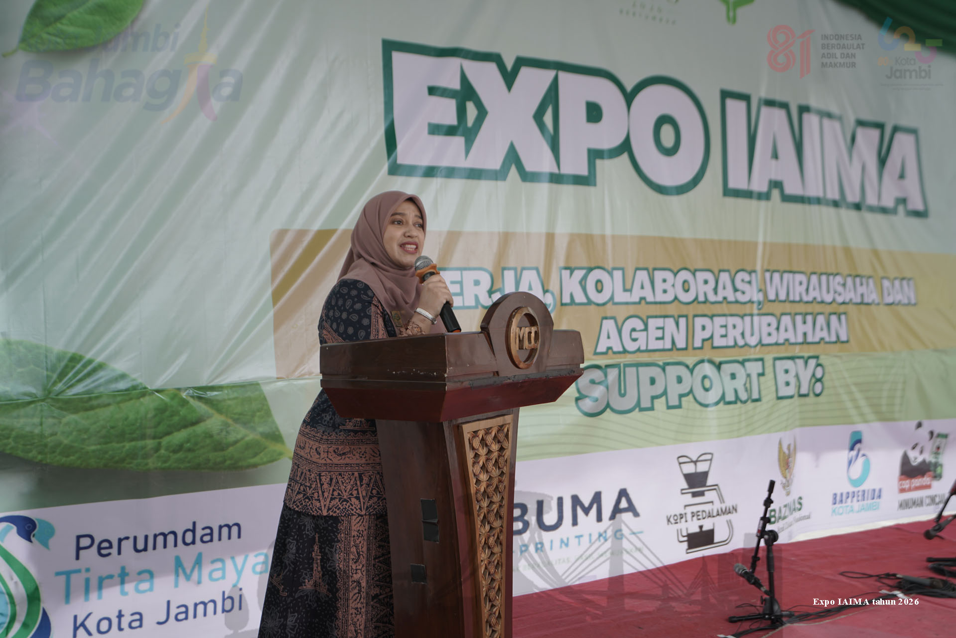 Expo IAIMA Jambi 2026 Dibuka, Mahasiswa Didorong Berani Ciptakan Lapangan Kerja