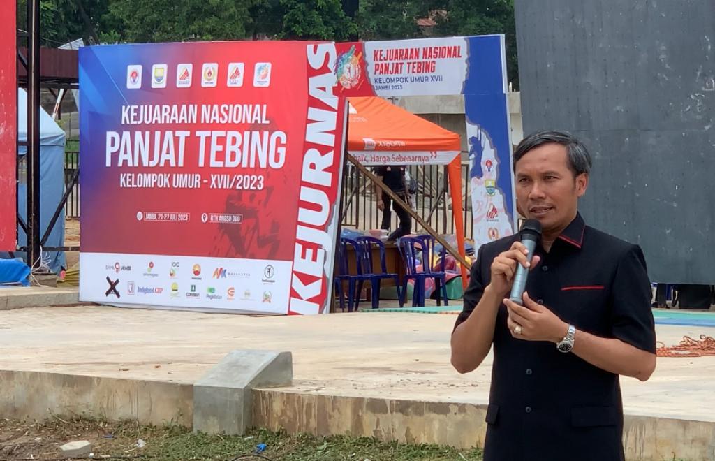 Edi Purwanto: Kejurnas Panjat Tebing Jadikan Momentum Motivasi Peningkatan Jiwa Atlit