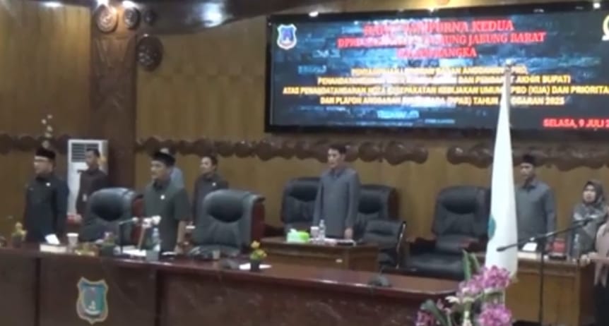 DPRD Gelar Paripurna Kedua Penyampaian KUA dan PPAS Tahun Anggaran 2025