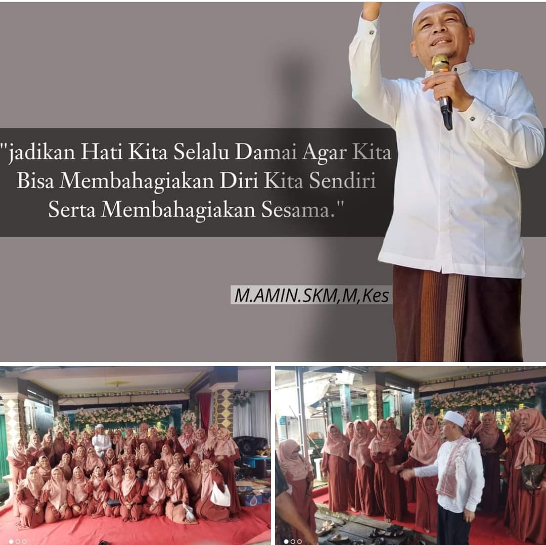 Isi Tauziah Maulid Nabi di Kecamatan Betara, Ustadz Amin di Idolakan Masyarakat