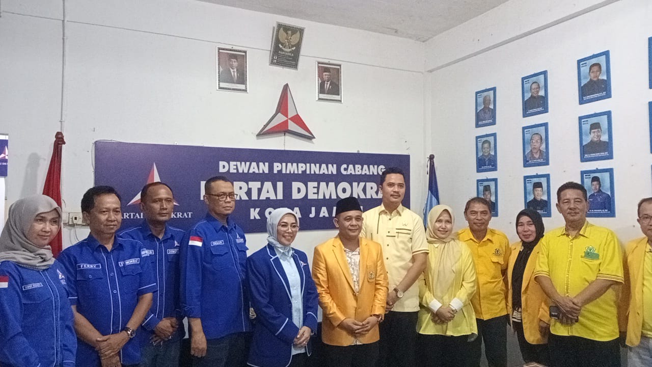 Demokrat Kota Jambi Sambut Kedatangan Partai Golkar Kota Jambi untuk Mendaftarkan Bakal Calon Wali Kota Jambi 