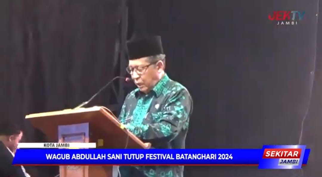 Wagub Abdullah Sani Tutup Festival Batanghari 2024