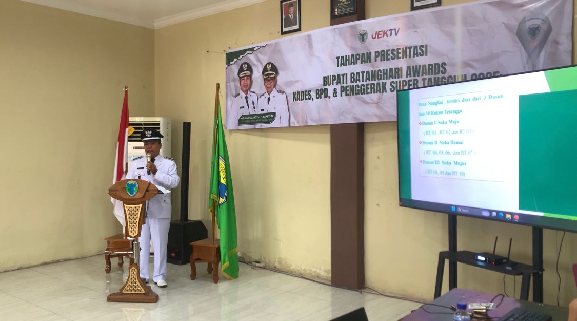 Kades Sungkai Tunjukkan Komitmen pada Pendidikan di Batanghari Awards 2025