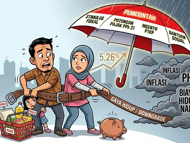 Fenomena 'Downgrade' Standar Hidup: Kelas Menengah Terpaksa Pangkas Biaya Hidup
