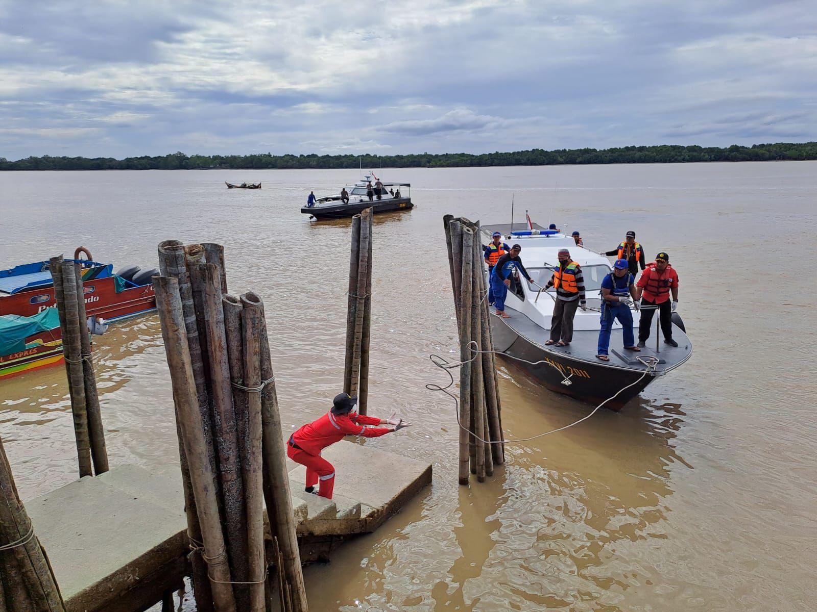 Hari Ketiga Pencarian, seorang Nelayan Hilang di Perairan Tungkal ditemukan