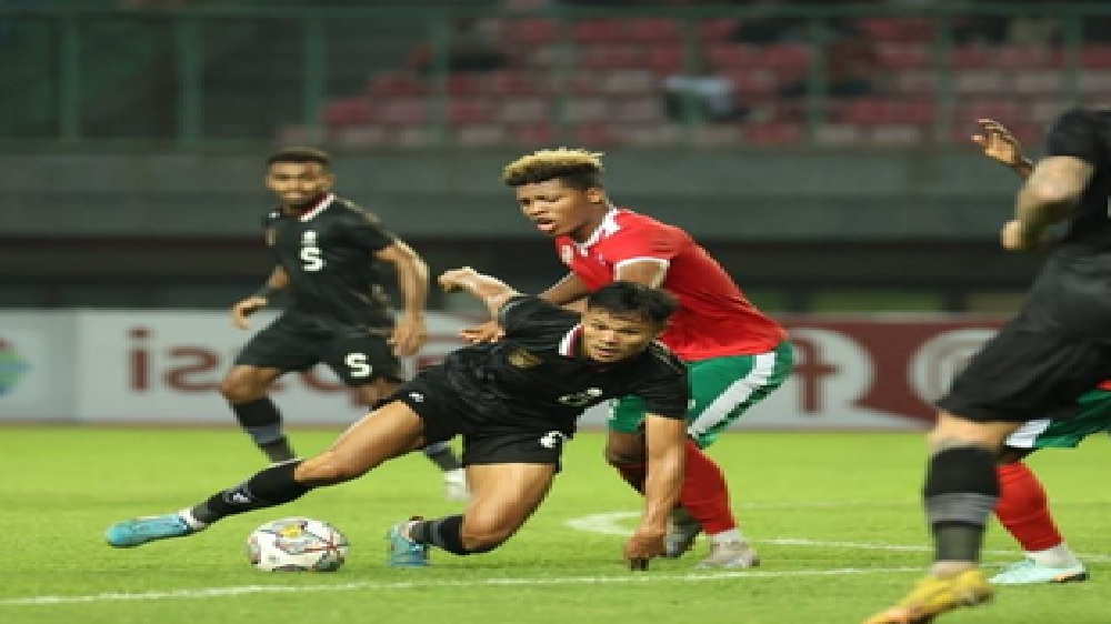 Pertandingan Indonesia vs Burundi, Skor 2-2