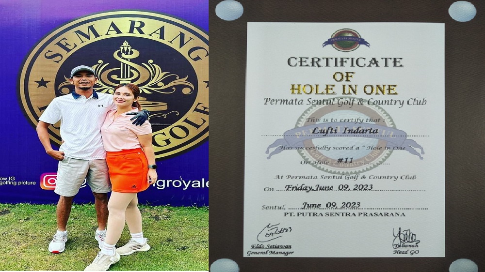 Viral!! Putra Jambi Hole in One di Permata Sentul Golf dan Country Club 33 Tahun Akhirnya...