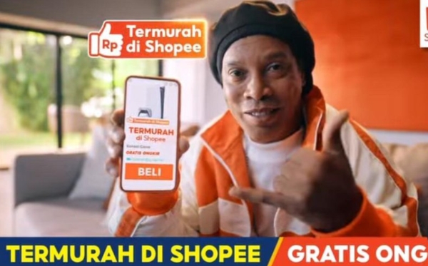 Joget Samba Fenomenal! Ronaldinho Tampil di Iklan Shopee, Fans Sepak Bola Histeris