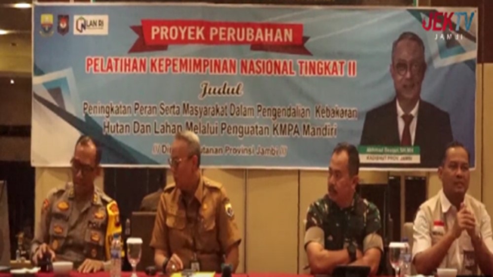 Dishut Provinsi Jambi Gelar Pelatihan Kepemimpinan Nasional Tingkat II