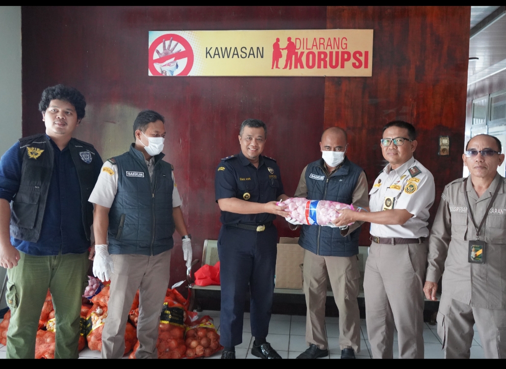 Barantin dan Bea Cukai Bersinergi Cegah Pemasukan Komoditas Ilegal Bawang