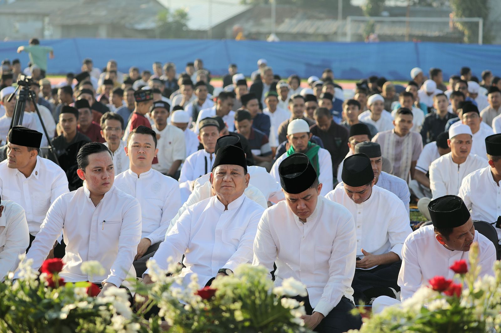 Momen Presiden Prabowo Salat Iduladha di Istiqlal Bersama Tokoh Nasional