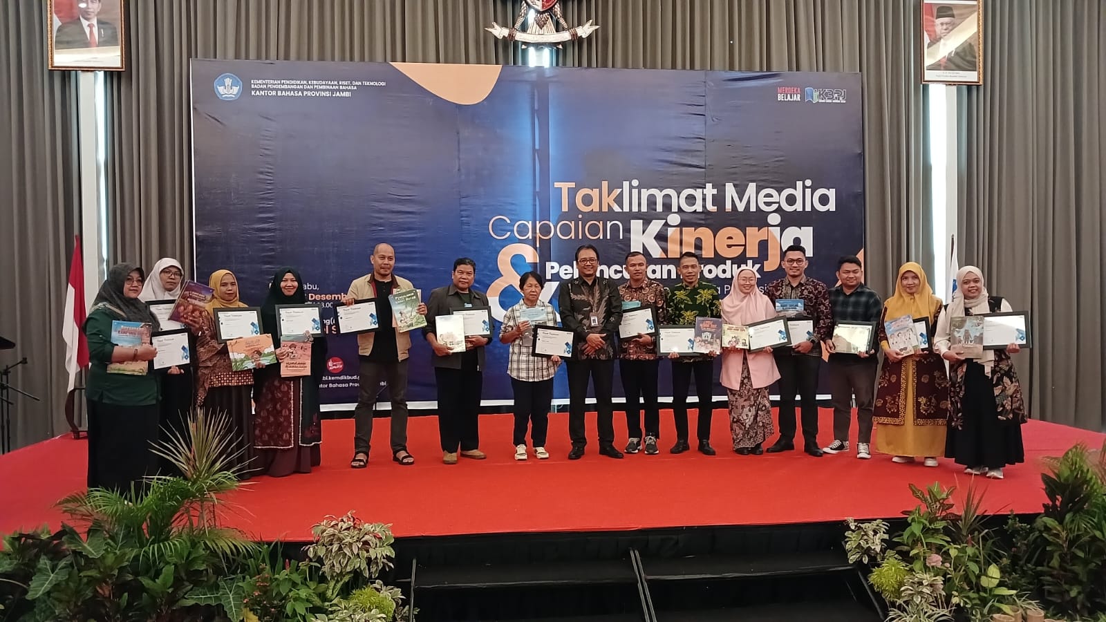 Taklimat Media dan Peluncuran Produk  Kantor Bahasa Provinsi Jambi 2023 Berjalan Sukses