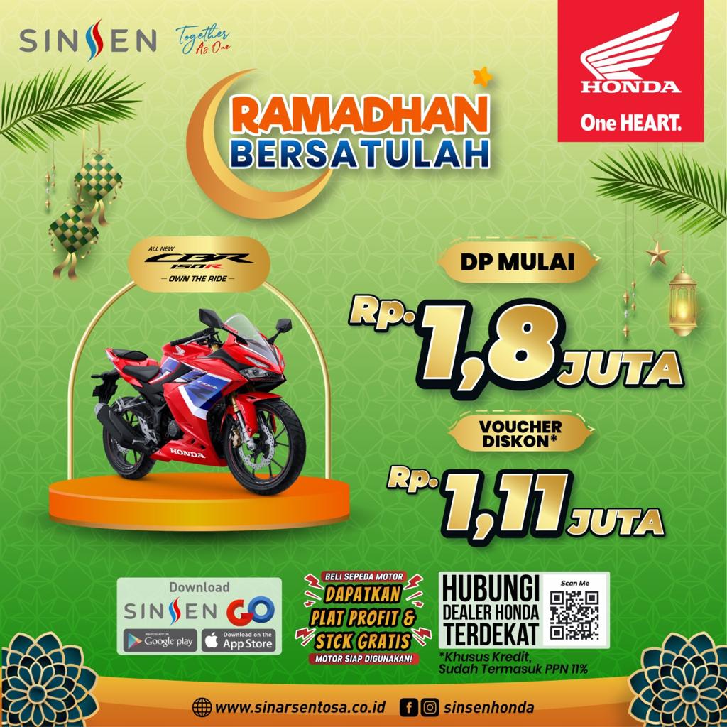 Ramdhan Bersatulah, Motor Honda Banjir Promo di Bulan Penuh Berkah