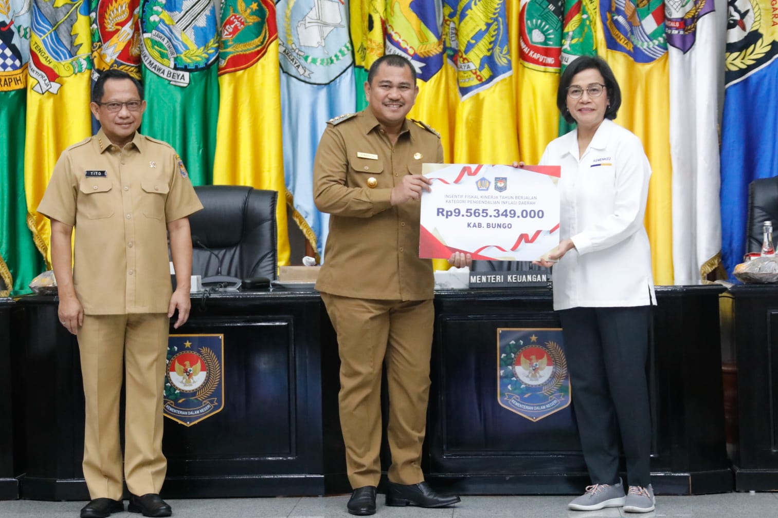 Inflasi di Kabupaten Bungo Berhasil di Kendalikan, Kemenkeu Berikan Dana Insentif Fiskal