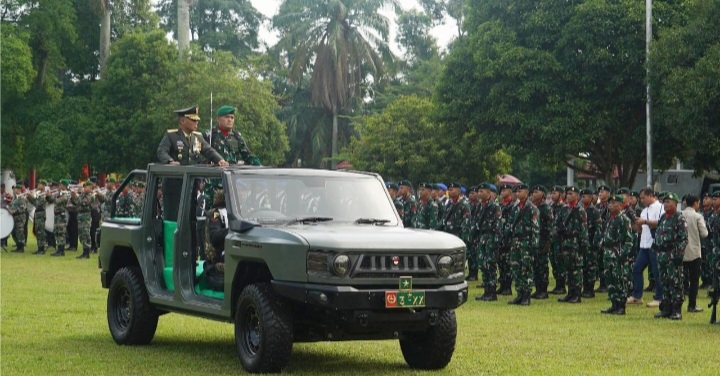 Peringatan HUT TNI Ke 80 Provinsi Jambi, TNI Tegaskan All Out Dukung Program Pemerintah
