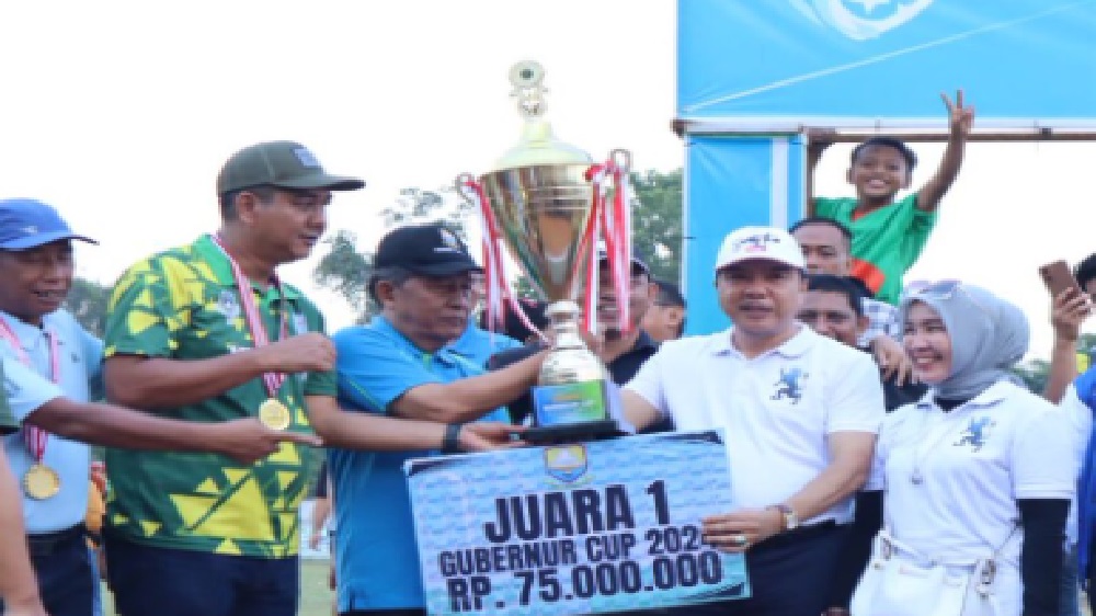 Turnamen Sepakbola Gubernur Cup 2024 di Kabupaten Batang Hari Resmi Ditutup