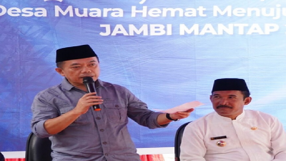 Desa Digital Jambi Mantap 2024, Gubernur Jambi Launching Repeater GSM di Muara Hemat
