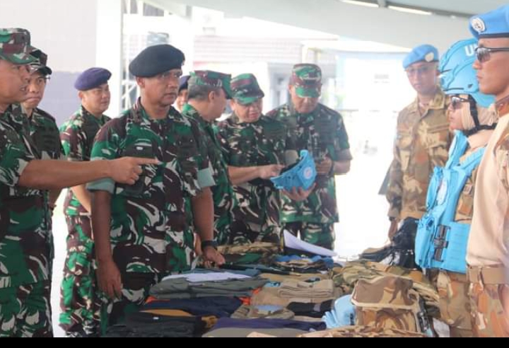 Komandan PMPP Periksa Kesiapan Satgas MTF XXVIII-O/UNIFIL