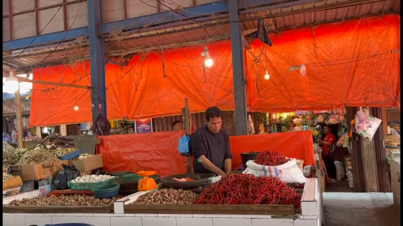 Harga Cabai Meroket, Pedagang di Sungai Penuh Keluhkan Omzet Anjlok
