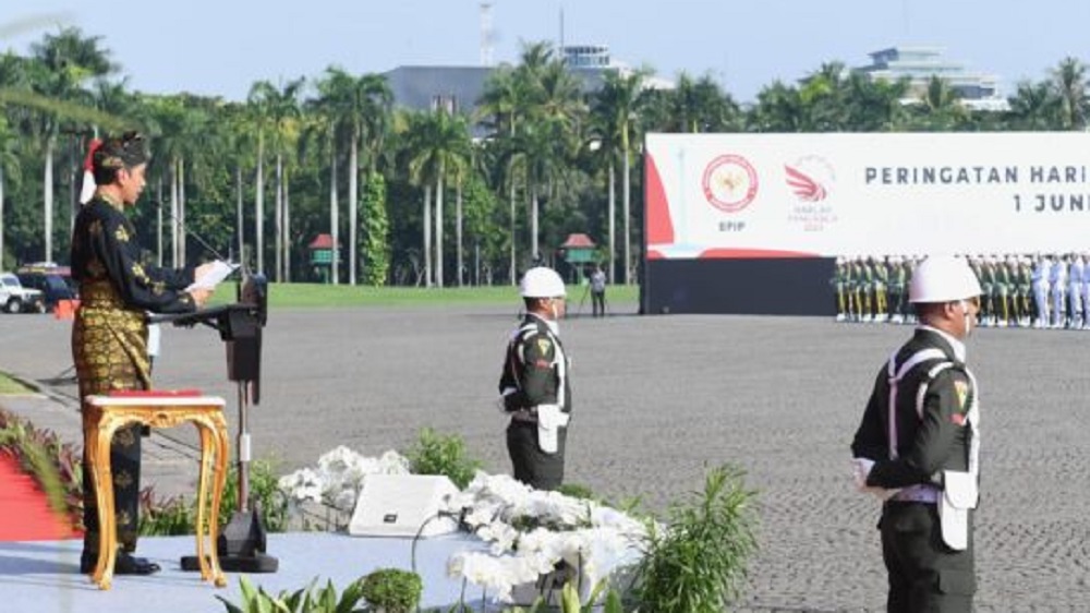Hari Lahir Pancasila, Presiden Jokowi  Sampaikan Indonesia Berhasil Lewati Krisis Dunia