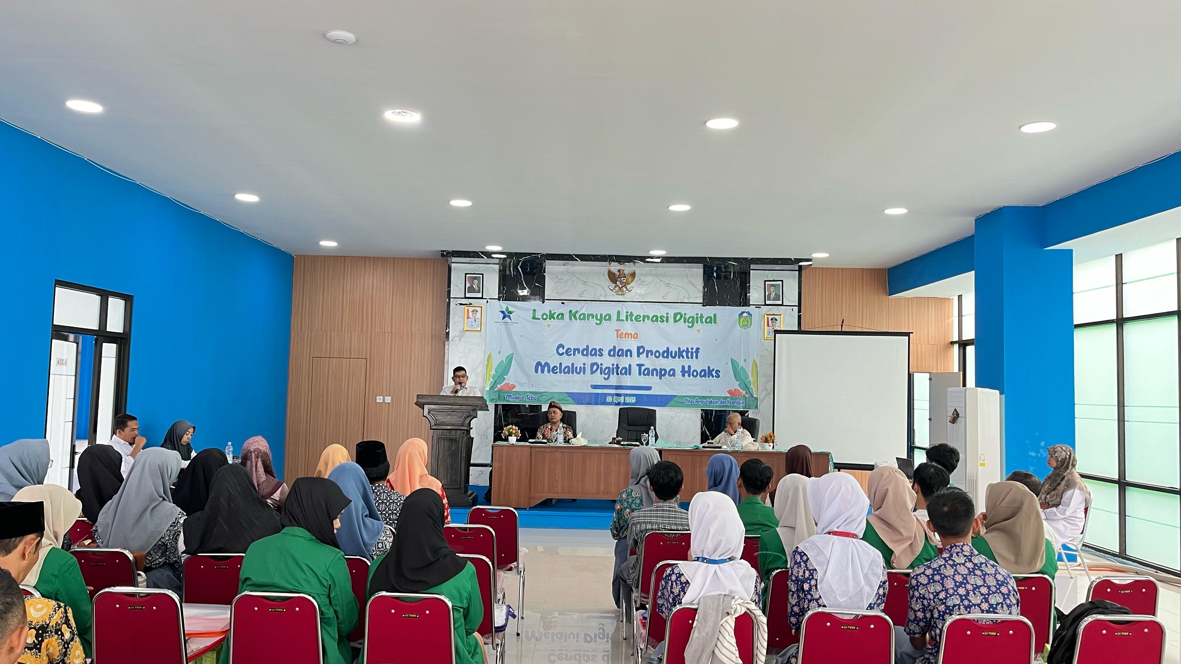 Dinas Perpustakaan dan Kearsipan Gelar Kegiatan literasi Digital Kepada Para pelajar, mahasiswa dan masyarakat
