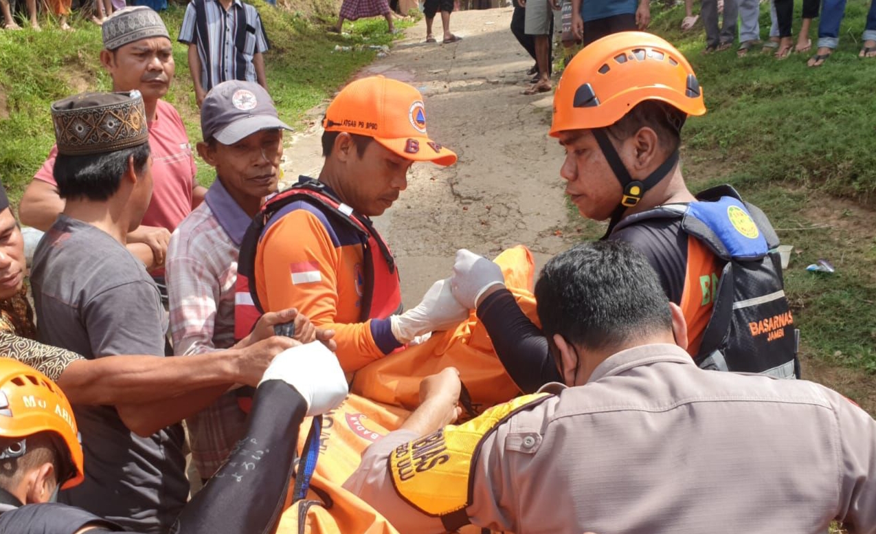 3 Hari Pencarian, Bocah Tenggelam di Sungai Batanghari Berhasil Ditemukan Tim SAR Gabungan Sejuah 96 KM