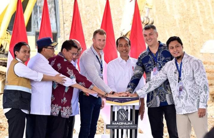 Peletakan Batu Pertama Magnum Resort Nusantara di IKN