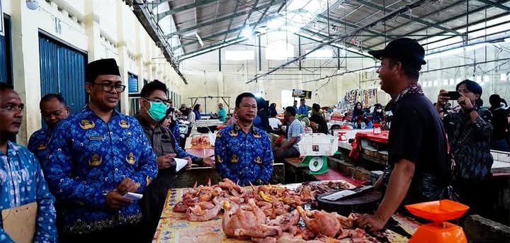 Pemerintah Kabupaten Batang Hari Sidak ke Pasar Tradisional